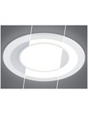 Faretto da Incasso Core Doppio Led 10w 3000k Ø14 cm Cromo Trio Lighting