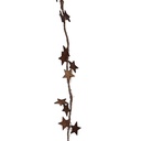 Festone stelle marrone con 20 micro ledcm210xh200x1 - a batteria