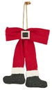 Fiocco natale panno ro. x porta nbr-1255 cm. 48 x 6 h 53