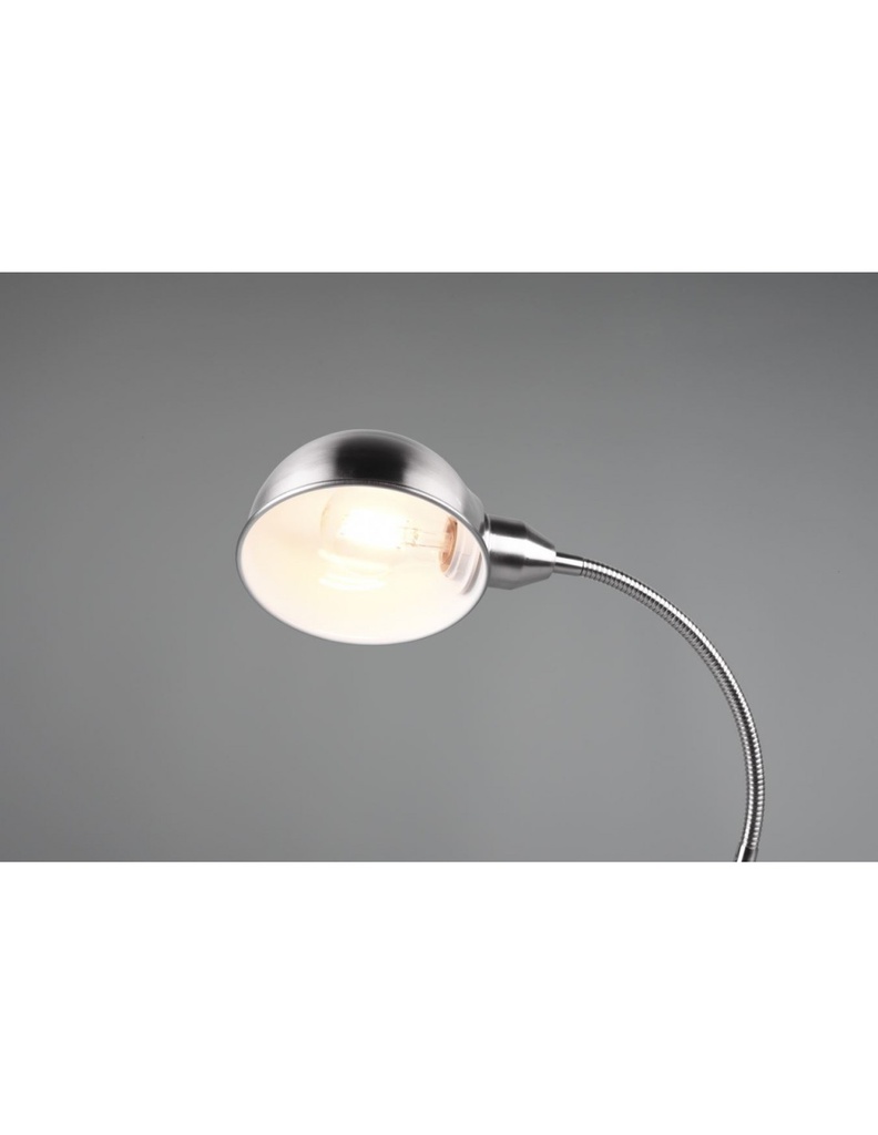 Lampada Scrivania Braccio Flessibile Nichel Perry Trio Lighting