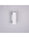 Lampada da Parete Cilindro Bianco Marley Doppia Luce Sopra e Sotto Trio Lighting