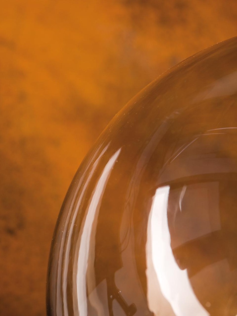 Lampada da esterno in termoplastico con sfera opale Ø 20cm nero
