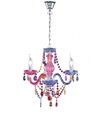 Lampadario 3 Bracci Lüster Multicolor Pendenti Decorativi Trio Lighting