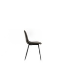 4x Sedia in similpelle 44cm x 50cm H. 84cm