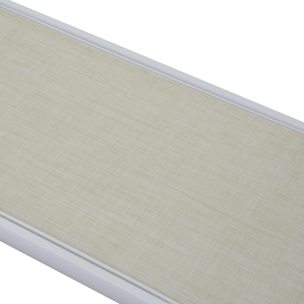 Lettino in alluminio Claveland bianco
