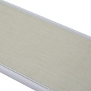 Lettino in alluminio Claveland bianco
