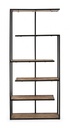 Libreria 5 piani in metallo stile industriale