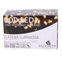 Luce filo 100 led multicolor con controller 8m