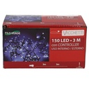 Luce filo 150 led multicolore controller cm300 al. fissa uso esterno
