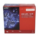 Luce filo 800 led multicolore controller cm1600 al. fissa uso esterno