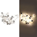 Luce filo sfera oro 48 led bianco caldoalimentazione fissa cm ø4x120