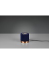 Lumetto Tavolo Judy Velluto Blu Ø11 cm Trio Lighting