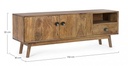 Mobile Porta Tv 2 ante-1 cassetto in legno stile vintage