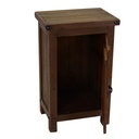 Mobile con 1 anta  noce country 50x36xh.80 cm