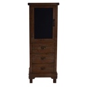 Mobile soggiorno cucina  noce con anta lavagnetta cm 137 h