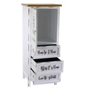 Mobile Home 1 anta e 3 cassetti 50x30x120h cm
