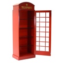 Mobile cabina telefonica rosso  h180 cm
