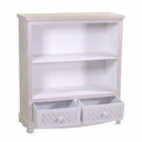 Mobile libreria 2 piani più 2 cassetti 85x35x95h cm