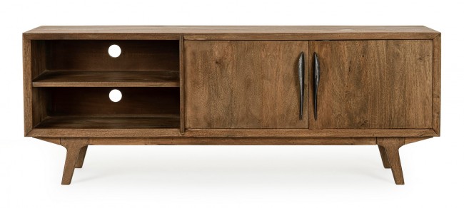 Mobile porta tv 2 ante in legno stile vintage