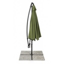 Ombrellone da giardino con braccio a 360°Texas cm 300x h260 Antracite/Olive