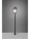 Palo Da Esterno Tuela Diffusore Gabbia Metallica Antracite IP44 Trio Lighting
