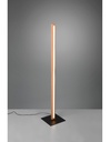 Piantana Bacchetta Legno Vintage Led Touch Bellari Trio Lighting