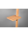 Piantana Vintage Mensole Legno Paralume Nichel Rodrigo Trio Lighting