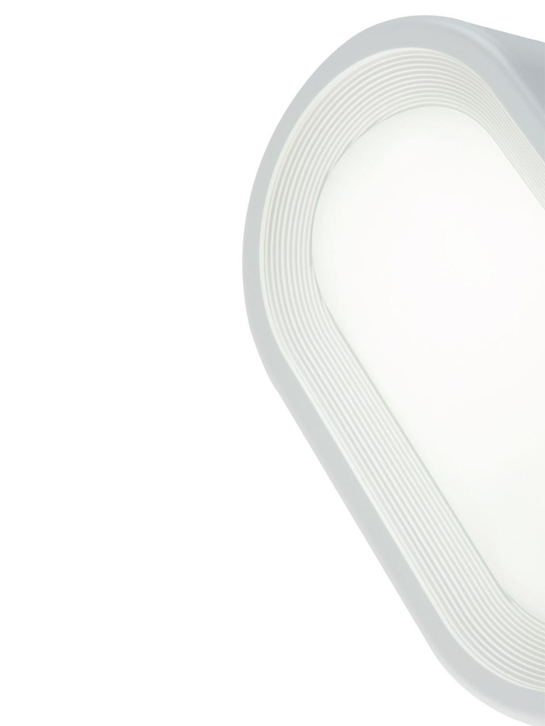 Plaf.Ovale 18W Led 4000K  linea orion  grafite