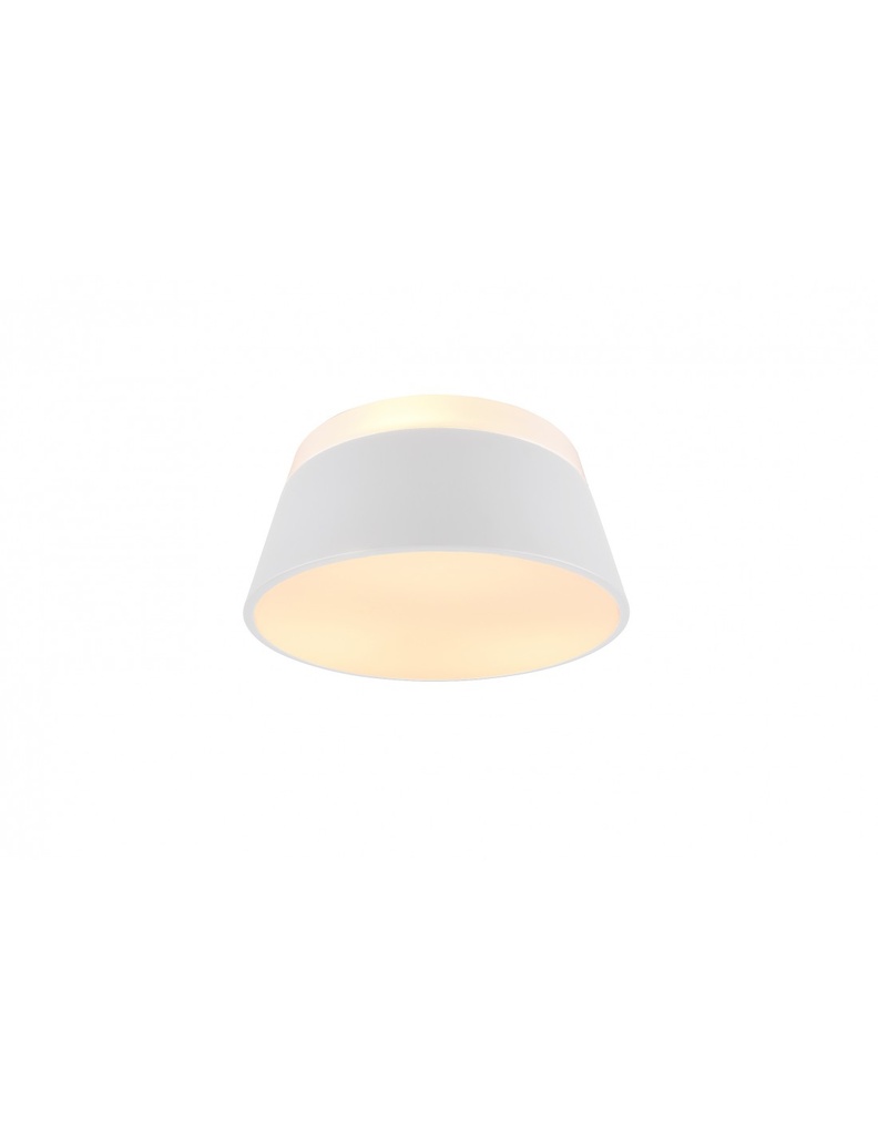 Plafoniera Baroness Cono Bianco Ø45 cm Doppia Illuminazione Trio Lighting