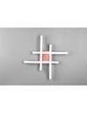 Plafoniera Moderna Design Hashtag Route Oro Rosa Led 4000k Trio Lighting