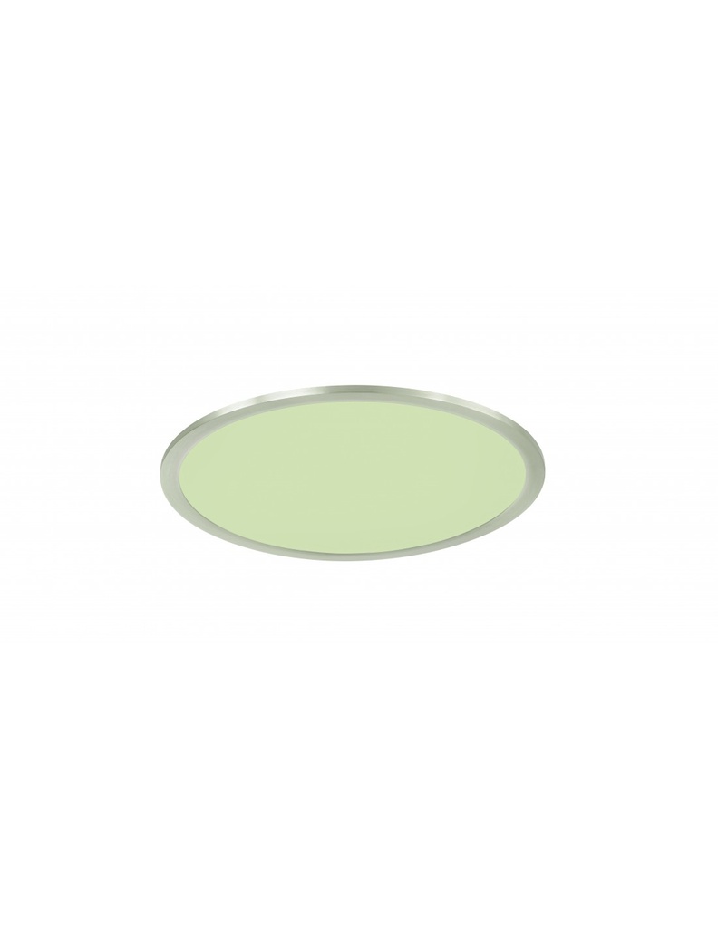 Plafoniera Rotonda Griffin Led Dimmerabile Rgbw Nichel Ø60 cm Trio Lighting