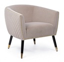 Poltrona rivestita stile atmosphere