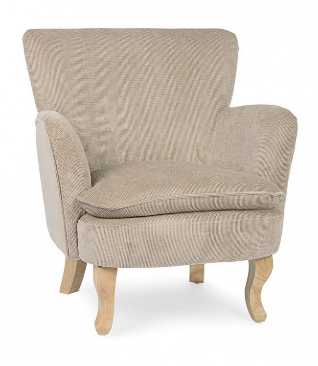 Poltrona tortora stile vintage