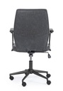 Poltrona ufficio ecopelle nero Jamie cm 67 x 58 x 93