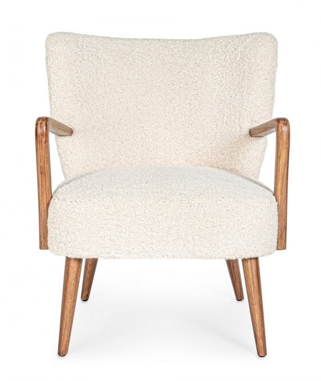Poltrona vintage Moritz bianca