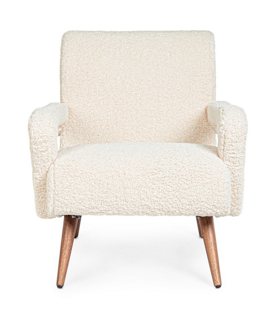 Poltrona vintage bianco Berna
