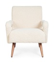 Poltrona vintage bianco Berna