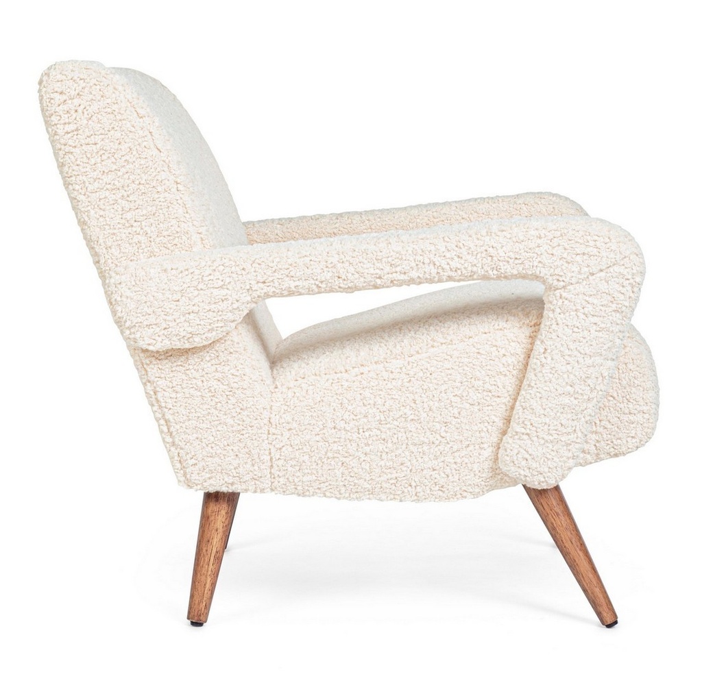 Poltrona vintage bianco Berna