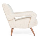 Poltrona vintage bianco Berna