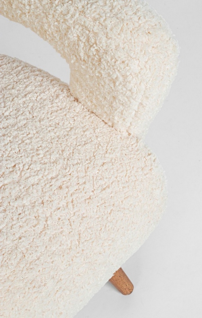 Poltrona vintage bianco Berna