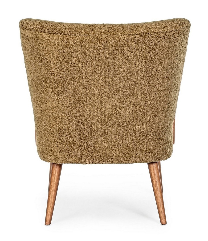 Poltrona vintage marrone/beige Moritz Palm