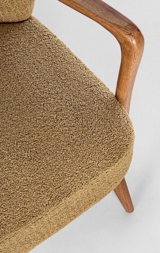 Poltrona vintage marrone/beige Moritz Palm