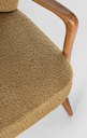 Poltrona vintage marrone/beige Moritz Palm