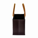 Portariviste ecopelle marroncino rettangolare cm33,5x15,5h25,5