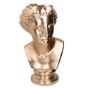 Gold bust resin vase holder cm35,8x36h58