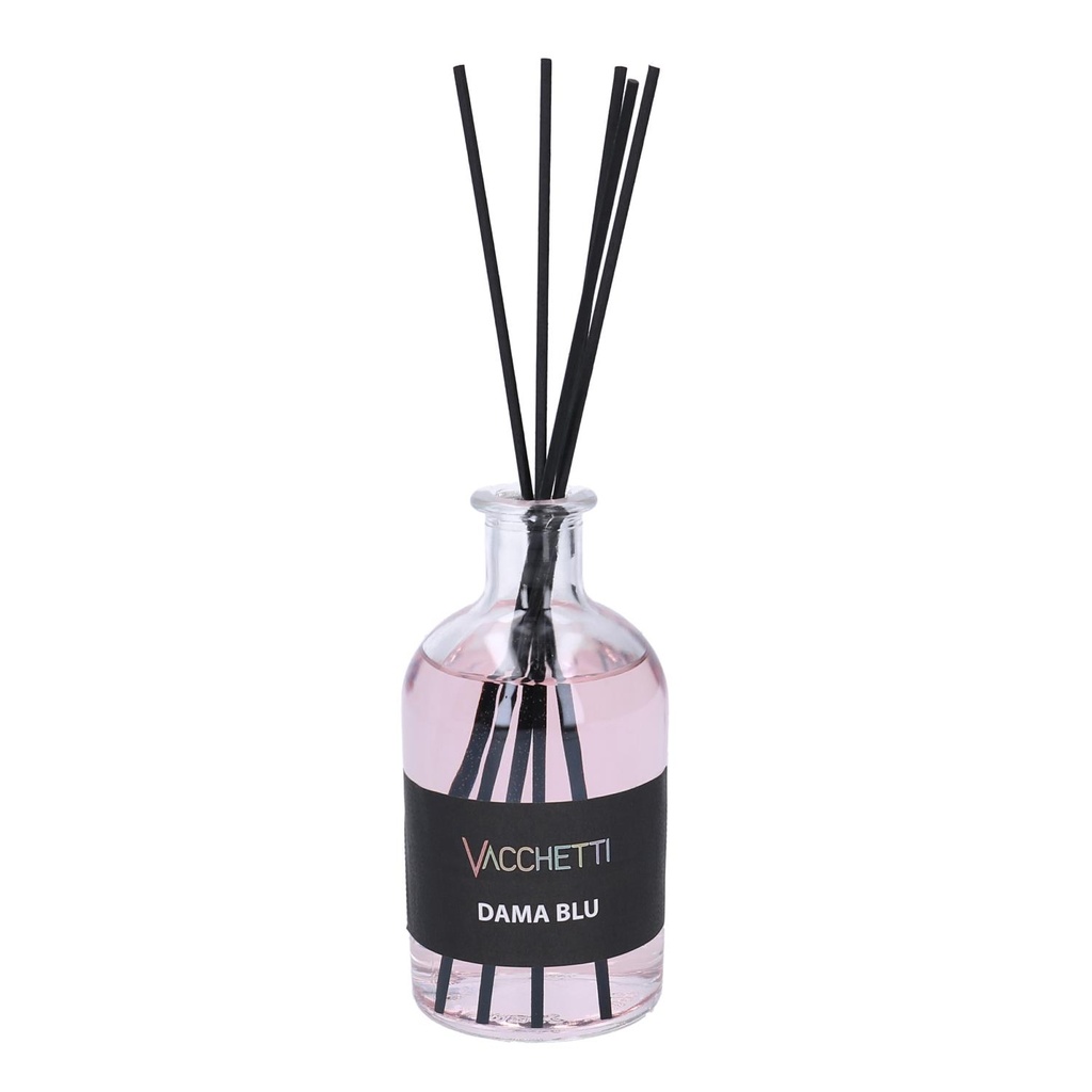 Glass air freshener 250 ml dama blu cmø6h24