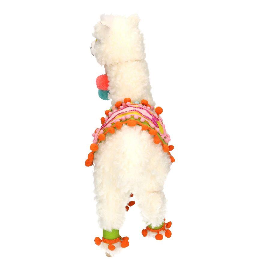 Pupazzo lama tessuto cm28x11,5h34