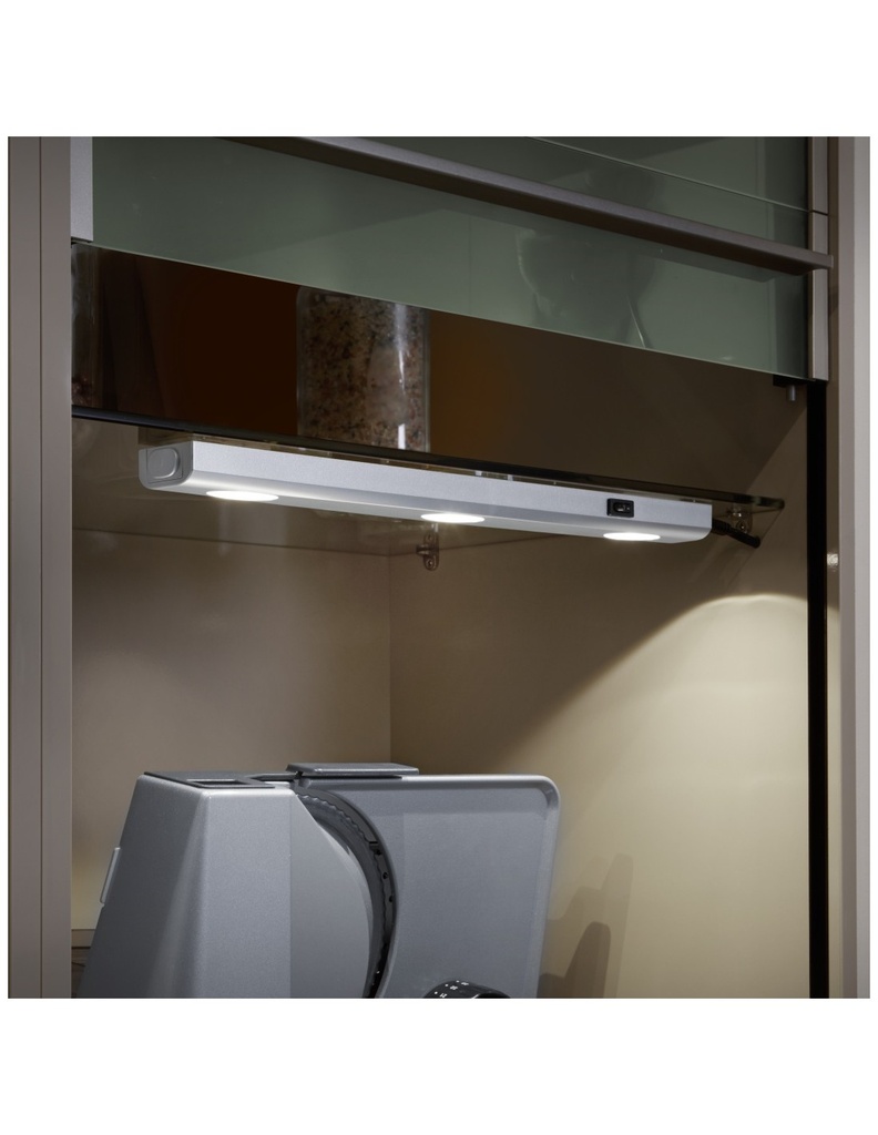 Reglette Applique 3 Led Aragon Alluminio L40 cm Trio Lighting