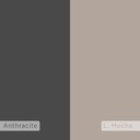 Scarpiera con Anta Antracite, Colore Light Mocha  44x100x35 cm