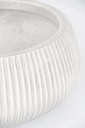 Set3 P.Vaso Ribbed Bomb Bianco Basso